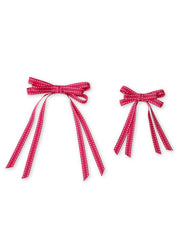 Combo of Mother Daughter Matching Long Tail Hair Bows