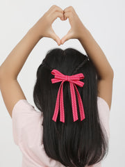 Combo of Mother Daughter Matching Long Tail Hair Bows