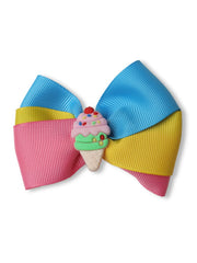 Ice Cream Charm Multicolour Hair Bow