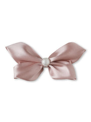 Combo of 2 Satin Silk French Barrette Party Wear Hair Bows
