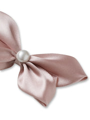Combo of 2 Satin Silk French Barrette Party Wear Hair Bows