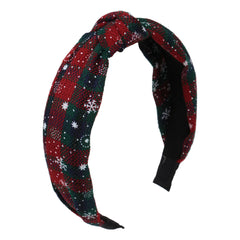 Christmas Red & Green Plaid Hairband