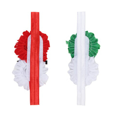 Christmas Pack of 2 Baby Headbands – Tree & Gift Print