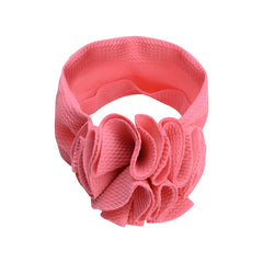 Pink Cotton Big Flower Baby Headband