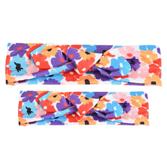 White Floral Mother & Daughter Hairband – Matching Set
