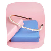 White Pearl Embellished Hairband