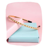 Golden Chain & Pearl Hairband
