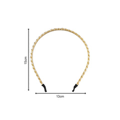 Golden Chain & Pearl Hairband
