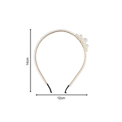 Designer White Pearl Hairband