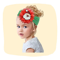 Christmas Green Santa Baby Headband – Holiday Special
