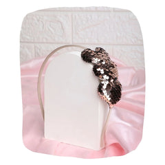 Brown Triple Heart Hairband