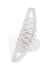 Big Pearl Hair Claw Clip – Elegant Style
