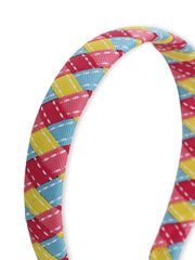 Multicolor Braided Ribbon Hairband