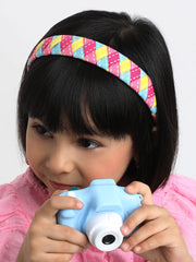 Multicolor Braided Ribbon Hairband