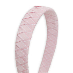 Light Pink Braided Ribbon Hairband