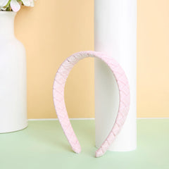 Light Pink Braided Ribbon Hairband
