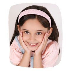 Light Pink Braided Ribbon Hairband