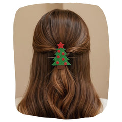Christmas Glitter Hair Clips - Sparkling Festive Accessories