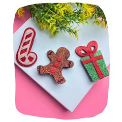 Christmas Glitter Hair Pins - Arendelle Combo with Gifts