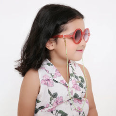 Mint Beaded 2-in-1 Mask & Sunglass Holder for Kids