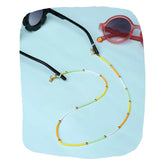 Multicolor Beaded 2-in-1 Mask & Sunglass Holder for Kids