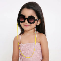 Yellow Personalized Name 2-in-1 Mask & Sunglass Holder