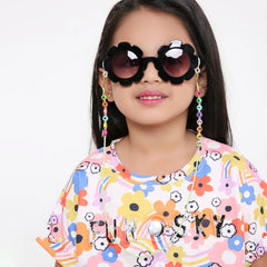 Mint Beaded Personalized Name & Heart Beads 2-in-1 Mask & Sunglass Holder