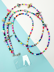 Arendelle Navratri Special Colourful Beads Phone Sling
