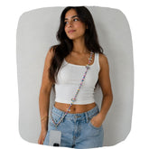 Arendelle Navratri Special Colourful Beads Phone Sling