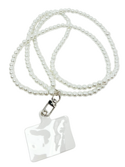 Arendelle Navratri Special White Pearl Phone Sling