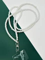 Arendelle Navratri Special White Pearl Phone Sling