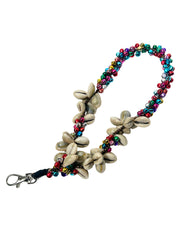 Navratri Ghungroo & Kodi Shell Phone Wristlet – Festive Garba Wrist Strap