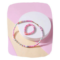 Custom Kids Necklace Bracelet Set – Personalized Jewelry for Children