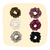 Silk Satin Scrunchies Pack for Soft, Stylish Hair Care