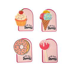 3D Personalised Kids Gift Tags — Sweet Treats (Set of 8)
