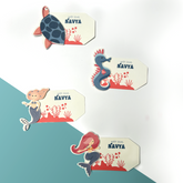 3D Personalised Kids Gift Tags — Under the Sea (Set of 8)