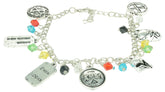 X-Men Inspired Multiple Charm Bracelet