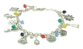 Frozen Inspired Multiple Charm Bracelet