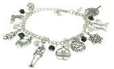 Nightmare Before Christmas Inspired Multiple Charm Bracelet