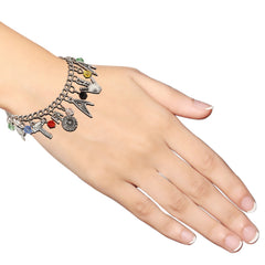 Tangled Inspired Multiple Charm Bracelet