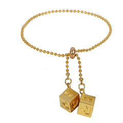 Star Wars Inspired Gold Tassel Drop Bracelet