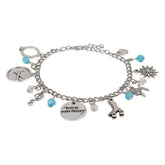 Snow White Inspired Multiple Charm Bracelet