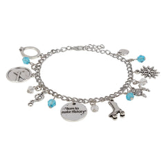 Snow White Inspired Multiple Charm Bracelet