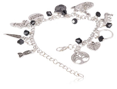 Wakanda Forever Inspired Multiple Charm Bracelet