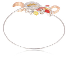 Wonder Woman Inspired Multiple Charm Adjustable Kada Bracelet