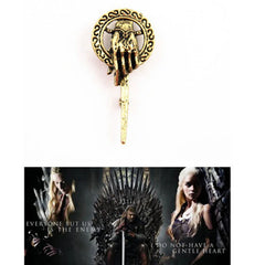 Game of Thrones inspired lapel pin brooch