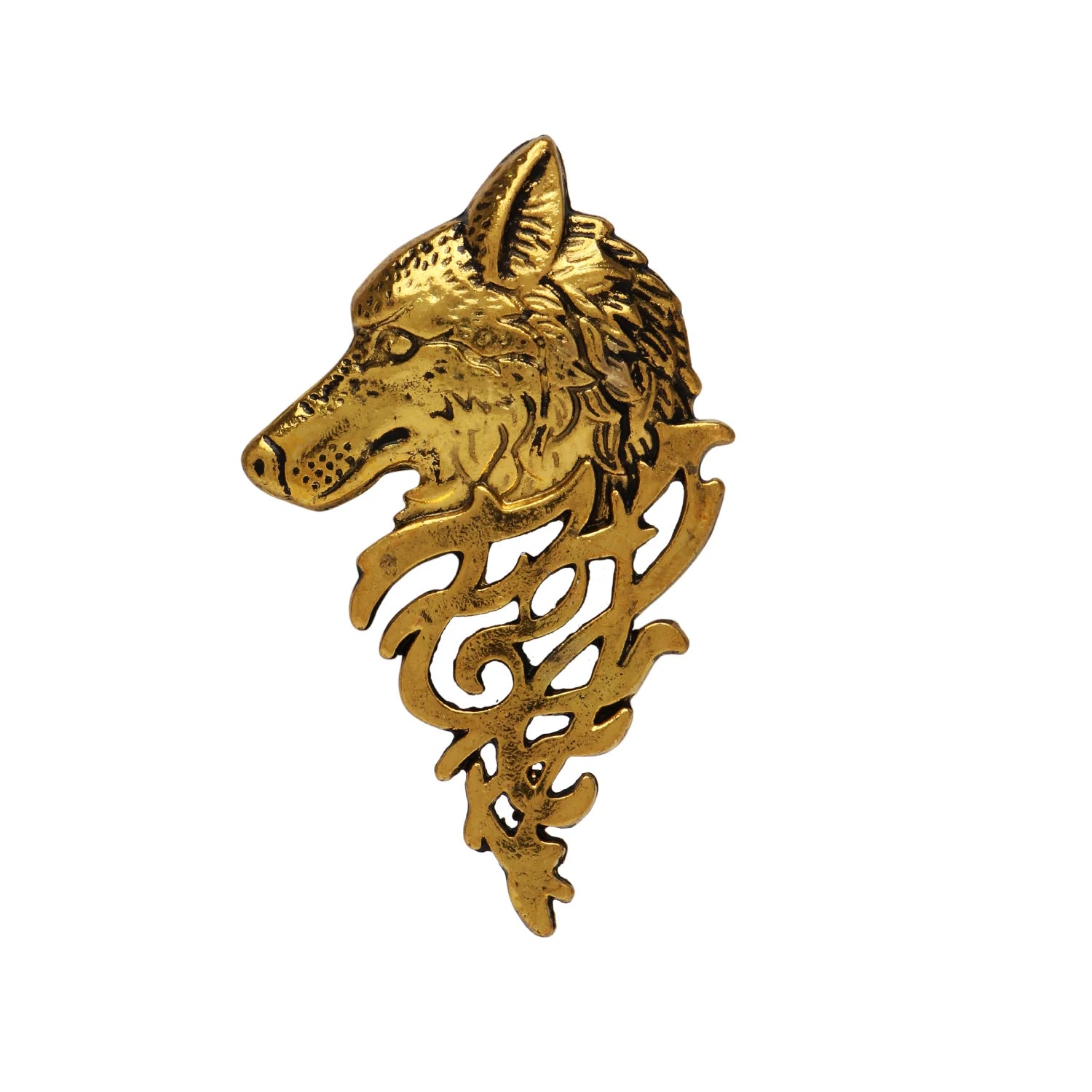 Gold Stark Wolf Brooch for fans