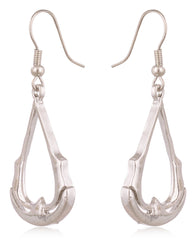 Silver Assassin's Creed earrings for fans