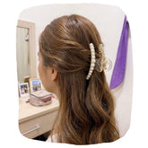 Big Pearl Hair Claw Clip – Elegant Style