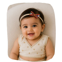 Rangtaari Baby Headband – Navratri Hair Accessory for Girls